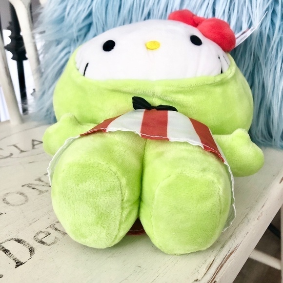 Hello Kitty, In, Keroppi, Costume, Plush, 10", Stuffed Hello Kitty, Toy, NWT - Picture 6 of 12